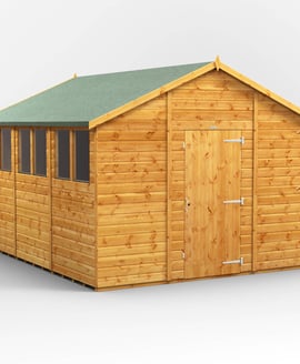 Power 12x10 Shiplap Apex Wooden Shed