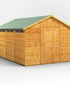 Power 14x10 Apex Security Shed