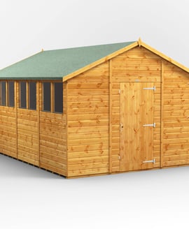 Power 14x10 Shiplap Apex Wooden Shed