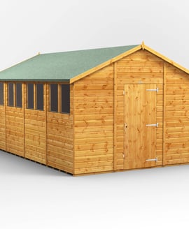 Power 16x10 Shiplap Apex Wooden Shed