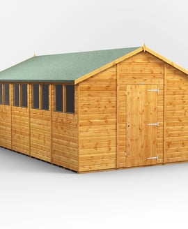 Power 18x10 Shiplap Apex Wooden Shed