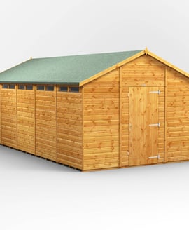 Power 20x10 Apex Security Shed