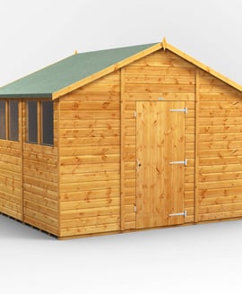 Power 8x10 Shiplap Apex Wooden Shed