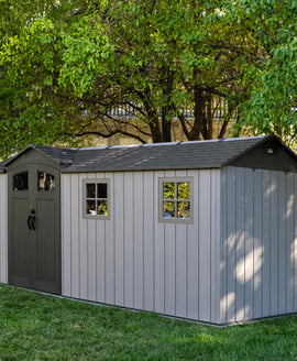 Lifetime 16.5x7 Side Entry Plastic Shed