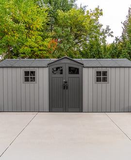 Lifetime 18.5x7 Side Entry Plastic Shed