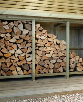 Garden Village Billington Large Wooden Log Store