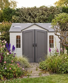 Lifetime 10x8 plastic garden shed