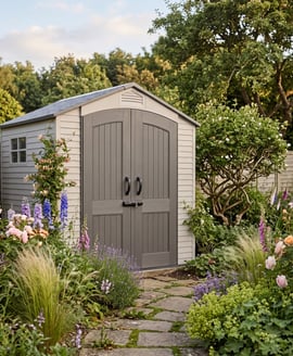 Lifetime 7x7 plastic shed