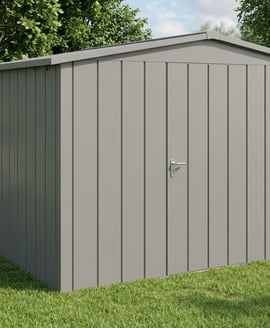 Hormann Juno 10x8.5 Apex Metal Garden Shed