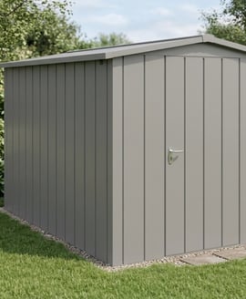 Hormann Juno 7x10 Apex Metal Garden Shed