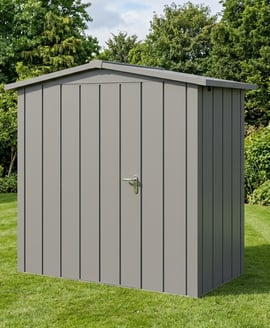 Hormann Juno 7x4 Apex Metal Garden Shed