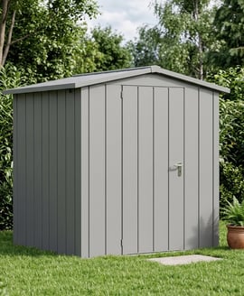 Hormann Juno 7x5.5 Apex Metal Garden Shed
