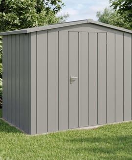 Hormann Juno 8.5x5.5 Apex Metal Garden Shed