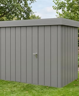 Hormann Juno 8.5x5.5 Pent Metal Garden Shed