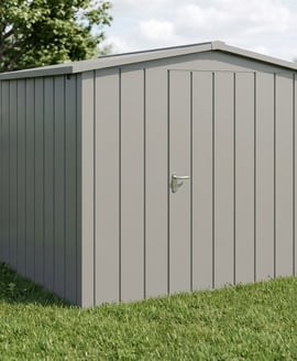 Hormann Juno 8.5x7 Apex Metal Garden Shed