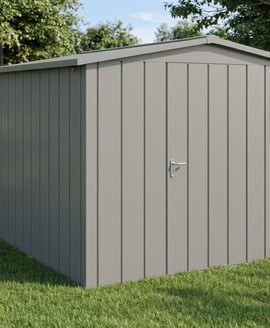 Hormann Juno 8.5x8.5 Apex Metal Garden Shed