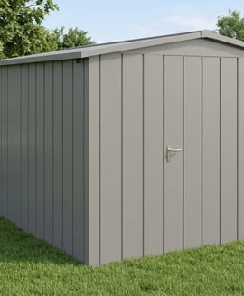 Hormann Juno 9x10 Apex Metal Garden Shed