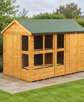 Power 10x6 Apex Potting Shed Combi