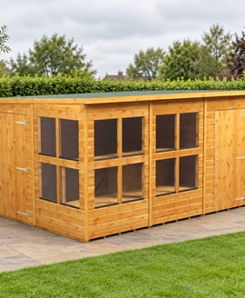 Power 12x8 Pent Potting Shed Combi