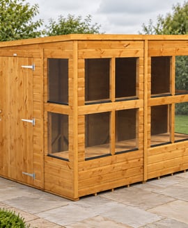 Power 8x6 Pent Potting Shed