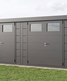 Telluria DUO 2721 Metal Garden Shed