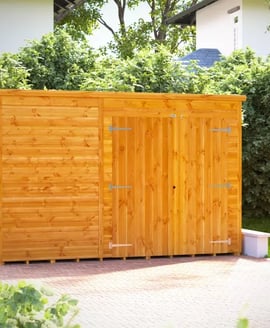 Power 10x5 Pent Storage Shed