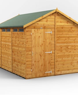 Power 10x8 Apex Security Shed