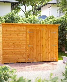 Power 10x8 Pent Storage Shed