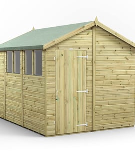 Power 10x8 Premium Apex Wooden Shed