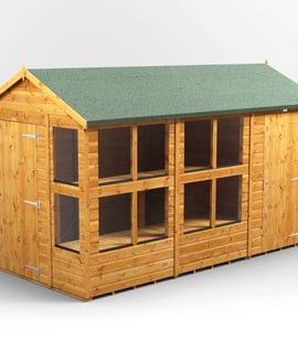 Power 12x6 Apex Potting Shed Combi