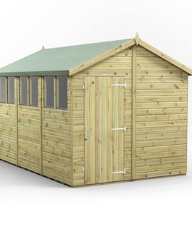 Power 12x8 Premium Apex Wooden Shed