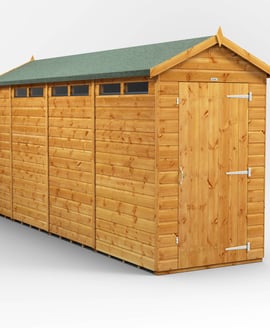 Power 14x4 Apex Security Shed