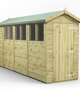 Power 14x4 Premium Apex Wooden Shed