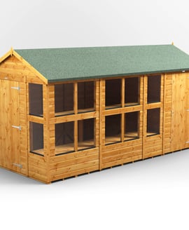Power 14x6 Apex Potting Shed Combi
