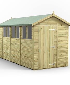 Power 14x6 Premium Apex Wooden Shed