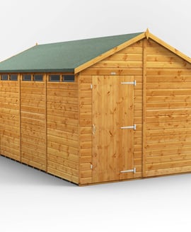 Power 14x8 Apex Security Shed