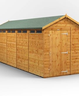 Power 18x6 Apex Security Shed