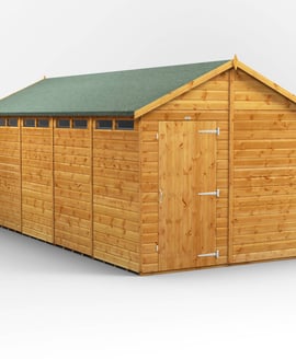 Power 18x8 Apex Security Shed