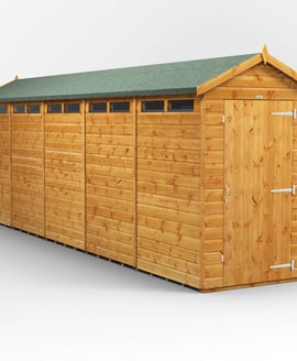 Power 20x4 Apex Security Shed