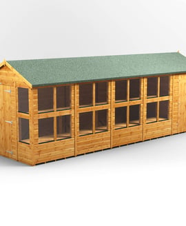 Power 20x6 Apex Potting Shed Combi