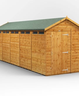 Power 20x6 Apex Security Shed