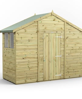 Power 4x10 Premium Apex Wooden Shed