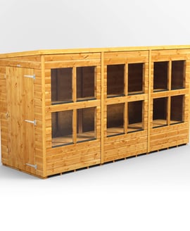 Power 12x4 Pent Potting Shed