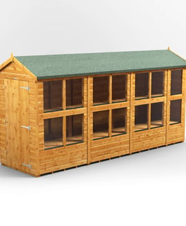 Power 14x4 Apex Potting Shed