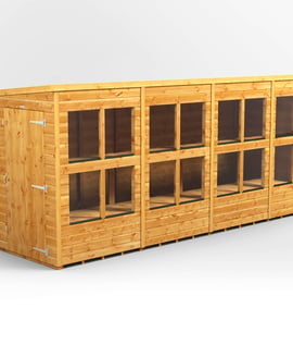 Power 14x4 Pent Potting Shed