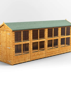 Power 16x4 Apex Potting Shed