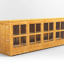 Power 16x4 Pent Potting Shed
