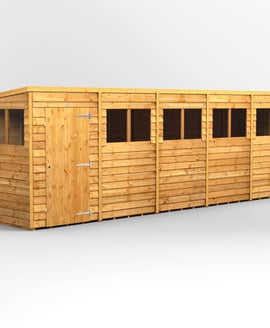 Power 20x4 Overlap Pent Wooden Shed