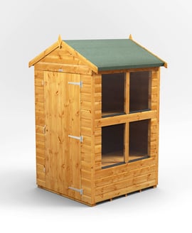Power 4x4 Apex Potting Shed