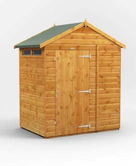 Power 4x6 Apex Security Shed